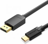 Кабель Vention CGYBF USB Type-C - DisplayPort (1 м, черный)