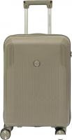 Чемодан-спиннер Francesco Molinary 344-8038/3-20GGN (серый/зеленый)