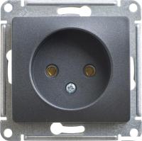 Розетка Schneider Electric Glossa GSL000741 (антрацит)