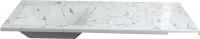 Умывальник Marko Марсал 110 L (белый мрамор)