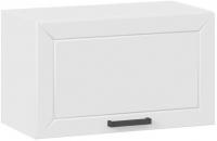 Шкаф навесной Трия Лорас 1В6Г (белый/холст белый)