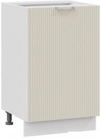 Шкаф напольный Трия Кимберли 1Н5 (белый/крем)