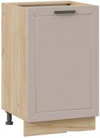 Шкаф напольный Трия Лорас 1Н5 (дуб крафт золотой/холст латте)