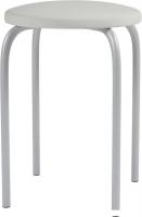 Табурет Mio Tesoro Чико (молочный/металлик)