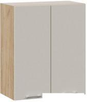 Шкаф навесной Трия Габриэлла 1В6 (дуб крафт золотой/крем)