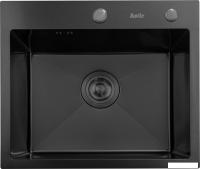 Кухонная мойка Astir Decor PVD Black 45x50B (с сифоном, дозатором и коландером)