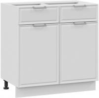 Шкаф напольный Трия Белладжио 1Н8Я1 (белый/фон белый)