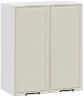 Шкаф навесной Трия Белладжио 1В6 (белый/софт панакота)