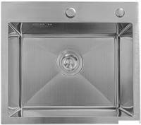 Кухонная мойка Astir Decor Satin 45x50 (с сифоном, дозатором и коландером)