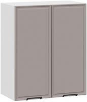 Шкаф навесной Трия Белладжио 1В6 (белый/софт капучино)