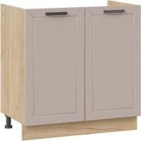 Шкаф напольный Трия Лорас 1Н8М (дуб крафт золотой/холст латте)