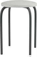 Табурет Mio Tesoro Чико (молочный/черный)