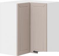 Шкаф навесной Трия Лорас 1В6УП (белый/холст латте)