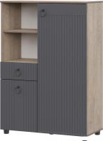 Тумба Mio Tesoro Вудхилл (эндгрейн/графит)