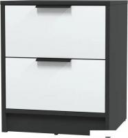 Комоды, тумбы Интерлиния Концепт КТ-ТК1-57 (белый платинум/антрацит)