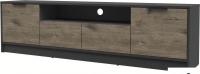Тумба Интерлиния ТВ Концепт КТ-ТВ4-50 (дуб веллингтон/антрацит)