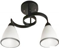 Припотолочная люстра Aitin Pro НПБ 02-2x60-101 7600/2 (черный)