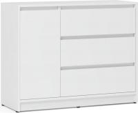 Тумба ЭлиГард Brighton 1D3S (белый)