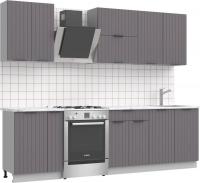 Готовая кухня Arvento АНТА-плюс 2м (графит)