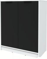 Тумба Интерлиния Концепт КТ-Т84 (черный/белый платинум)