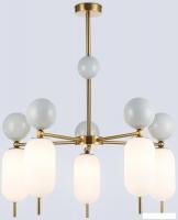Подвесная люстра Ambrella light LH53104/5 BS/GR/FR (латунь/серый/белый матовый)