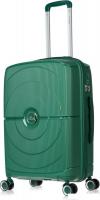 Чемодан L'Case Doha PP04 20 (S, темно-зеленый)