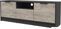 Тумба Интерлиния ТВ Концепт КТ-ТВ3-50 (дуб серый/антрацит)
