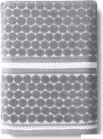 Полотенце Verossa Dots tactille 70x140 (графит/белый)