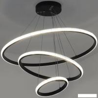 Подвесная люстра Estares Akrilika slim 70W 3R-APP-600x1100-BLACK/CLEAR-220-IP20