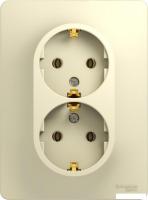 Розетка Schneider Electric Glossa GSL000224 (бежевый)