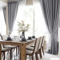 Комплект штор Волшебная ночь Рогожка 200x270см 2 подхвата 757476 (2 шт, базальт)