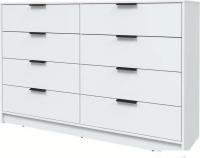 Комод Интерлиния Концепт КТ-К157 (белый платинум/белый платинум)