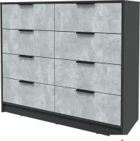 Комод Интерлиния Концепт КТ-К117 (бетон/антрацит)