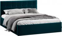 Кровать Трия Джоли Тип 1 универсальный 180x200 (велюр Confetti Izumrud)