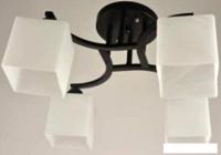 Люстра средней высоты Aitin Pro НПБ 02-4x60-101 7604/4 (черный)