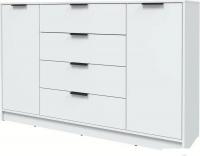 Тумба Интерлиния Концепт КТ-Т160 (белый платинум/белый платинум)