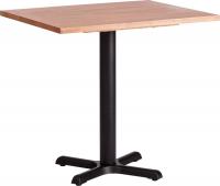 Кухонный стол TetChair Valhalla 80x65x76 (груша №3/черная опора)