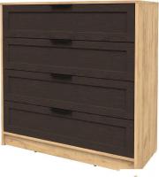 Комод Интерлиния Концепт Тренд КТ-К100 (дуб золотой/дуб английский)