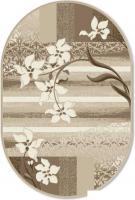 Ковер для жилой комнаты Moldabela Delta Овал 3972 43922 (0.8x1.5)