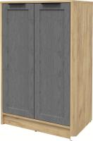 Тумба Интерлиния Концепт Тренд КТ-Т64 (дуб золотой/дуб серый)