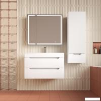 Symbolite Тумба под умывальник Остин 80 Plus 2 ящика (подвесная, белый)