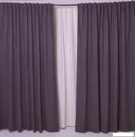 Комплект штор Mio Tesoro Канвас 150x270 (2 шт, темно-серый)