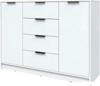 Тумба Интерлиния Концепт КТ-Т140 (белый платинум/белый платинум)