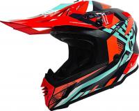 Мотошлем AIM RH855 Fiber Glass Vexo RH855V-BRB-XL (XL, красный/синий)