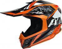 Мотошлем AIM RH855 Carbon Terrain RH855T-DBO-M (M, черный/оранжевый)