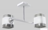 Припотолочная люстра Aitin Pro НПБ 02-2x60-101 9089/2 (белый/хром)