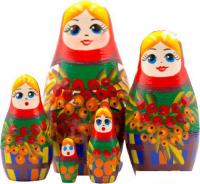 Развивающая игра Брестская Фабрика Сувениров С русскими мотивами и ветвями рябины (набор 5 шт)