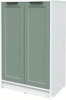 Тумба Интерлиния Концепт Тренд КТ-Т64 (белый платинум/мята)