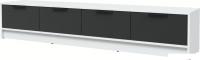Тумба Интерлиния ТВ Концепт КТ-ТВ4-35 (антрацит/белый платинум)