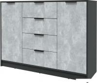 Тумба Интерлиния Концепт КТ-Т140 (бетон/антрацит)